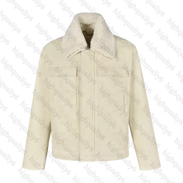 LL designer jacket 24FW new embossed fur collar denim jacket embossed logo washed denim jacket multifunctional men jacket free shipping