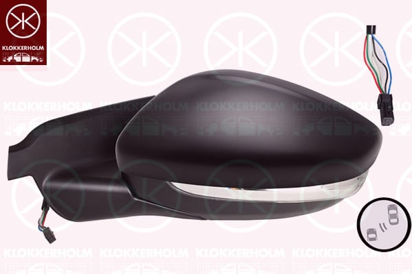 Exterior Mirror KLOKKERHOLM 05481036