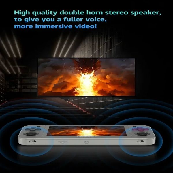 ANBERNIC RG505 Handheld Game 4.95 Inches OLED Touch Screen Android 12 OS Portable Retro Video Console 512G 70000 Games PSP Gift