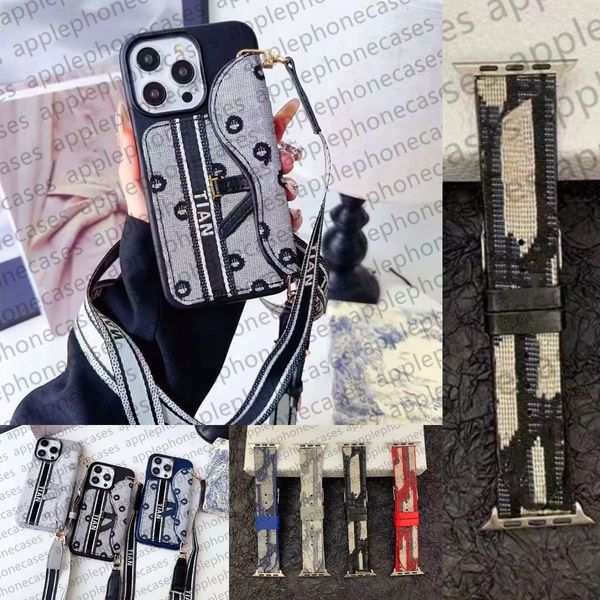 Women Crossbody Phone Case Designer Card Holder Bag iPhone Case for Apple iPhone 15 Pro Max 14 Pro Max 13 12 11 15 Plus 14 Plus Case Luxury