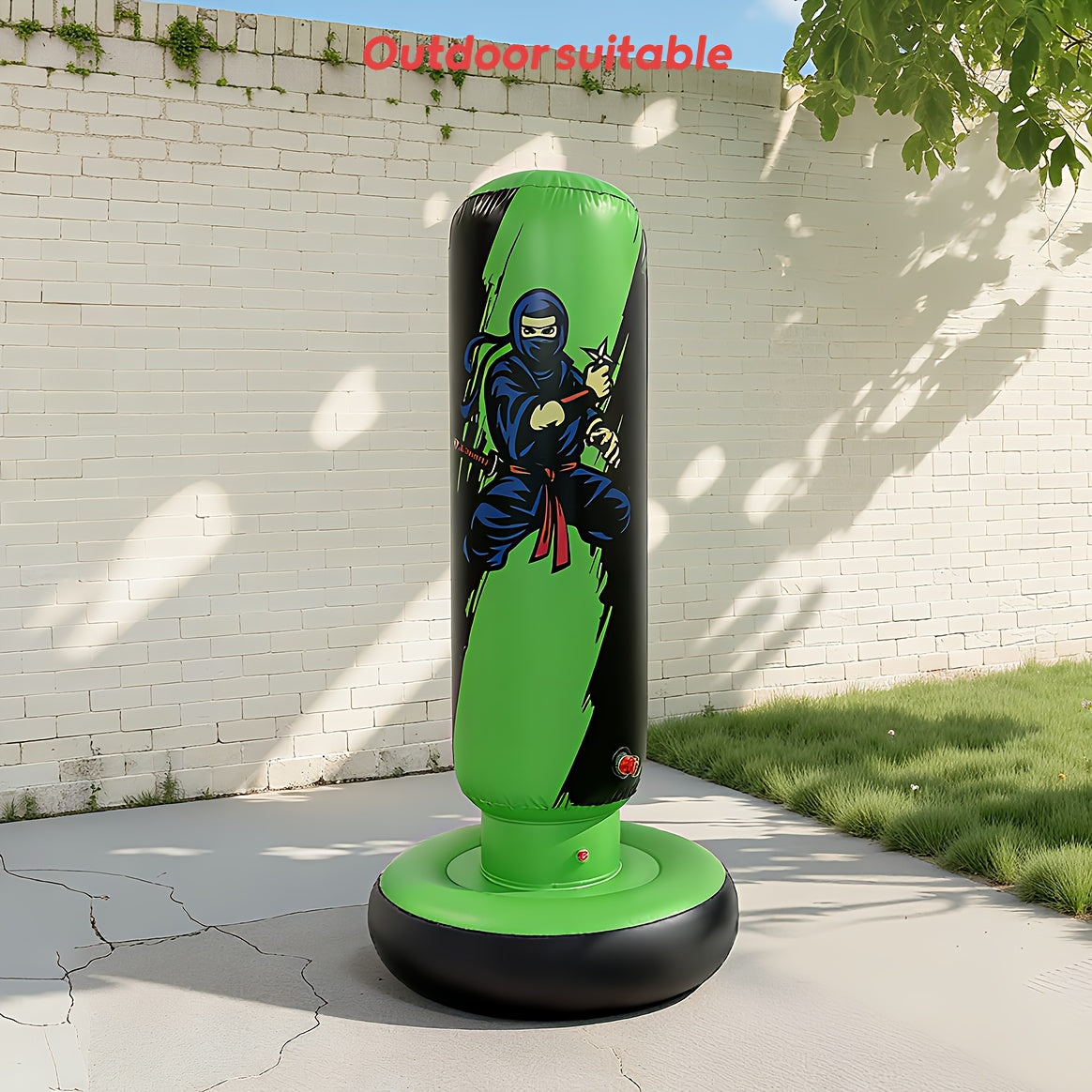 TEMU Halloween Thanksgiving Christmas Gifts, Inflatable Punching Bag For Kids, 66 Inch Stable Boxing Bag With Boxing Gloves, Stand Kids Punching Bag