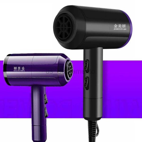 Hair Dryers Compact professional with AC motor for hairdressing barber salon tools blow low hairdryer hair dryer 240329