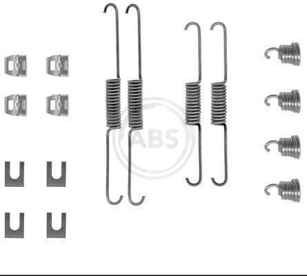 Accessory Kit, brake shoes A.B.S. 0553Q