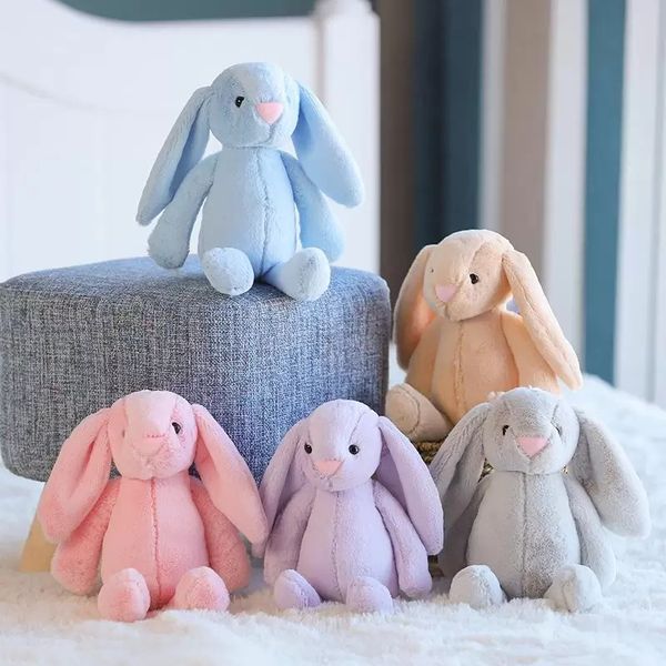 Bunny Easter 11Inch 28Cm Plush Filled Toys Creative Doll Soft Long Ear Rabbit Animal Kids Baby Birthday Day Party Gifts Fy7485 0121
