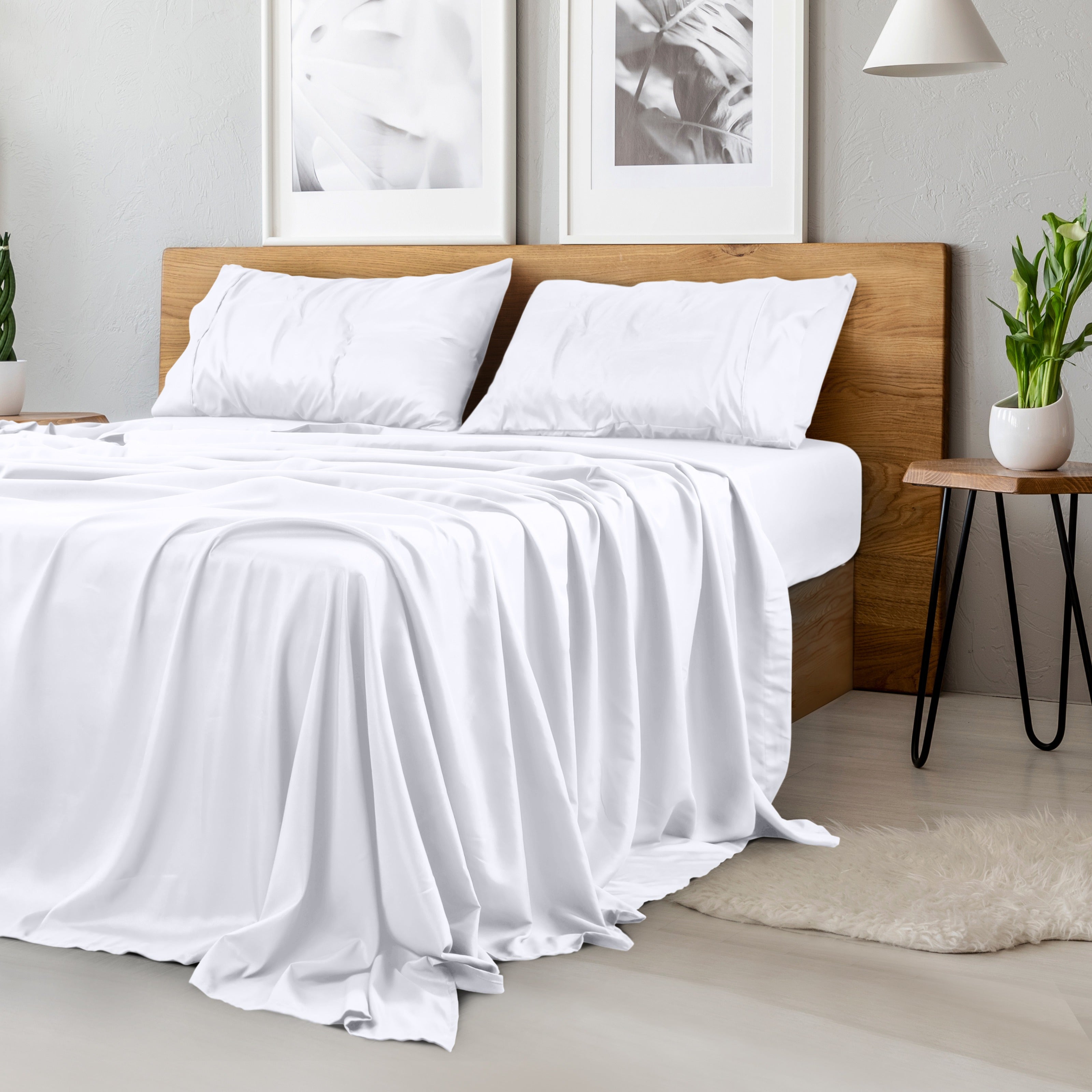 TEMU Bedding 4 Piece - 3 Piece Bedding Set - Fade & Resistant Brushed Microfiber -
