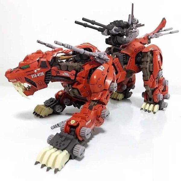 Model Building Kits BT Building Blocks ZOIDS EZ-016 Red Saber Tiger 1 72 Scale Full Action Plastic Kit Assemble Model Christmas Gifts for Ch