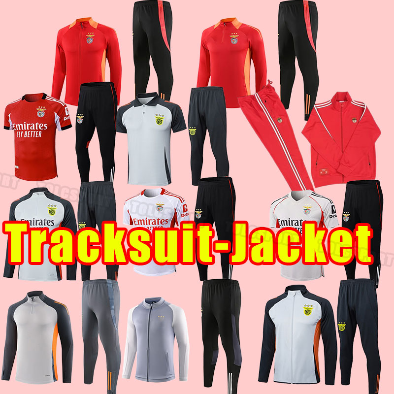 LONG sleeve 25 26 Benficas soccer tracksuits SEFEROVIC WALDSCHMIDT PIZZI RAFA G.RAMOS 2025 2026 Men Football shirts OTAMENDI Kokcu Di Maria training
