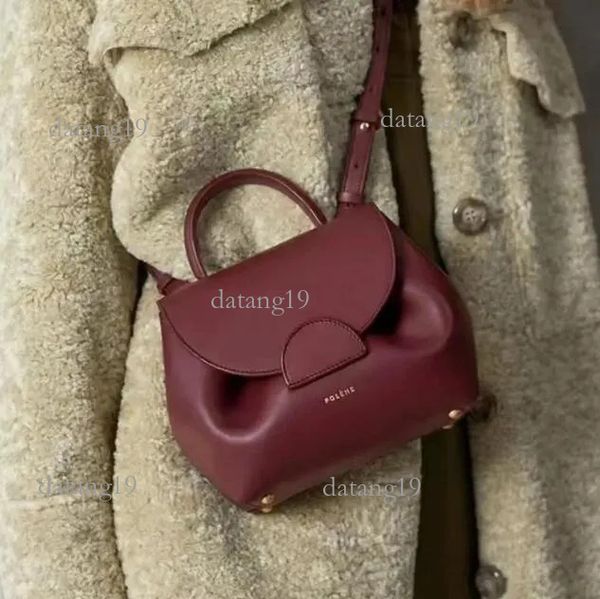 Polenebag Polenebag Cyme Designer Small Half Moon Polen Bag Tote Luxury Numero Dix Polen Genuine Leather Handbag Crossbody Shoulder Underarm