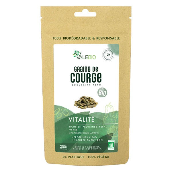 Valebio Graines de Courge Bio 200g