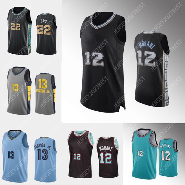 Custom Ja Morant 12 Basketball Jersey Men Women Youth Hot Pressing XS-4XL