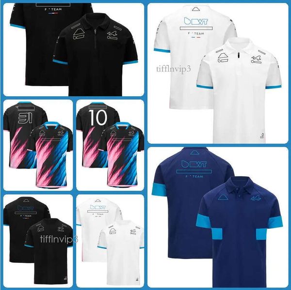 2024 New Formula One F1 Racing Clothes Competition Team Edition Team Polo T-shirt Short-sleeved Summer Men&#039;s T-shirt