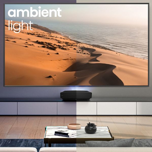 100&quot; 16:9 For Ultra Short Throw Projectors PET Crystal ALR Fixed Frame Projector Screen