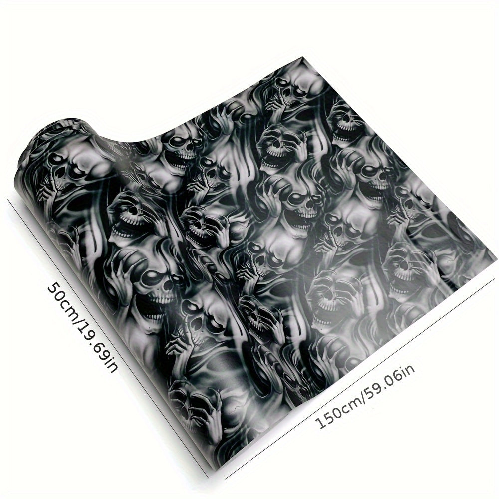 TEMU For & Motorcycles - 19.69x59.06in, Pvc, - Decal For , Skateboard & Laptop Customization