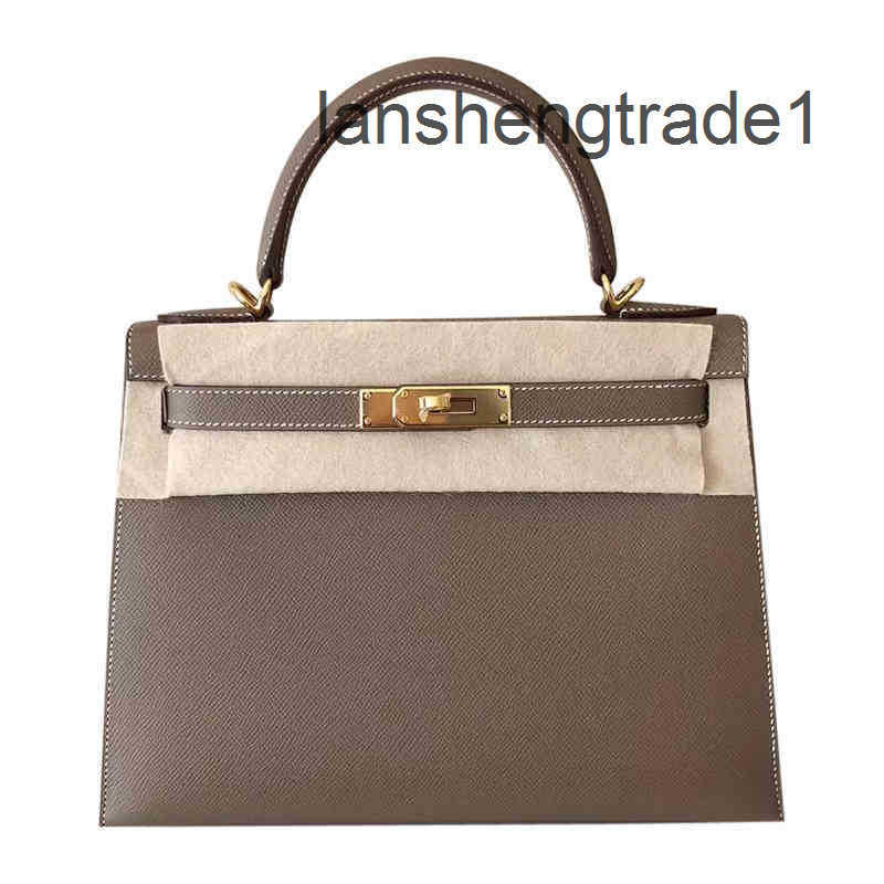 2023 Handag Herme Designer Fashion h Home Kelys Ag Leather Leisure Women&#039;s Palm Grain Cowhide Medium One Shoul NKOK XRF0