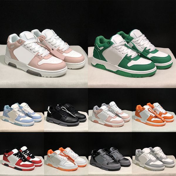 High Quality Designer Casual Shoes Out Of Office sneaker Women Men Luxury Arrows Motif Vintage Trainers Pink Foam Green Lows Panda Platform