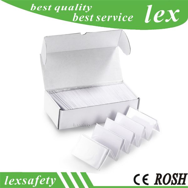 100pcs Premium Quality RIFD 213 white Read Write Chip Cards RFID 13.56MHZ ISO14443A NFC213 168 bytes IC Smart NFC Proximity Card