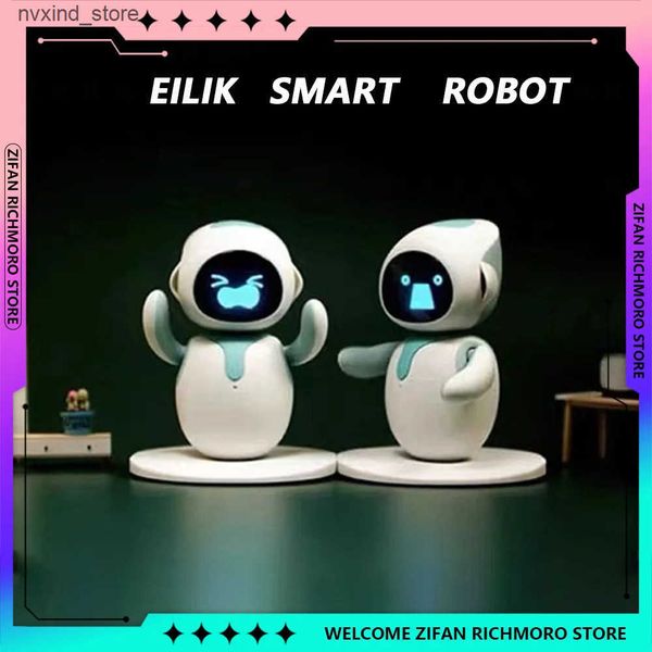 Electronics Robots Eilik Emotional Interaction Vocal Multiple Mode Electronic AutomationAi Robot Cute Smart Robot Blue and Pink Gifts J24120