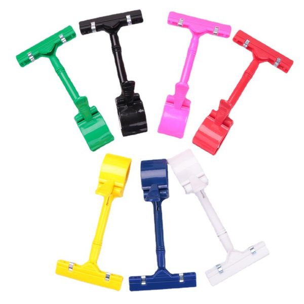 Plastic Advertising Clips Plastic Sign Display Shelf Clamp Price Label Tag Clip Holders In Supermarket Retails