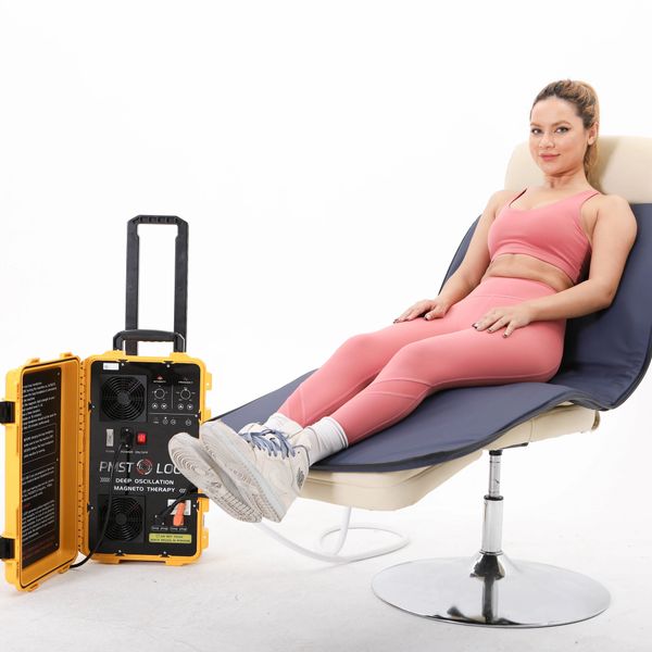 Natural Health 6000 Gauss Pemf Magnetic Therapy Device PMST Loop Human Whole Body Pain Relief Machine Electro Magnetic Wave Therapy Pemf Mat