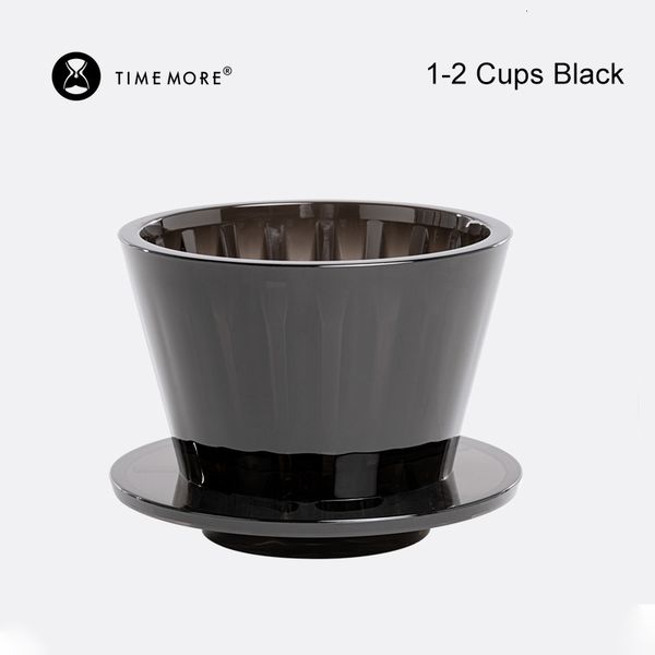 Coffee Filters TIMEMORE B75 Wave Coffee Dripper Crystal Eye Pour Over Coffee Filter PCTG 12 Cups Coffee Maker Flat Bottom Increase Uniformit
