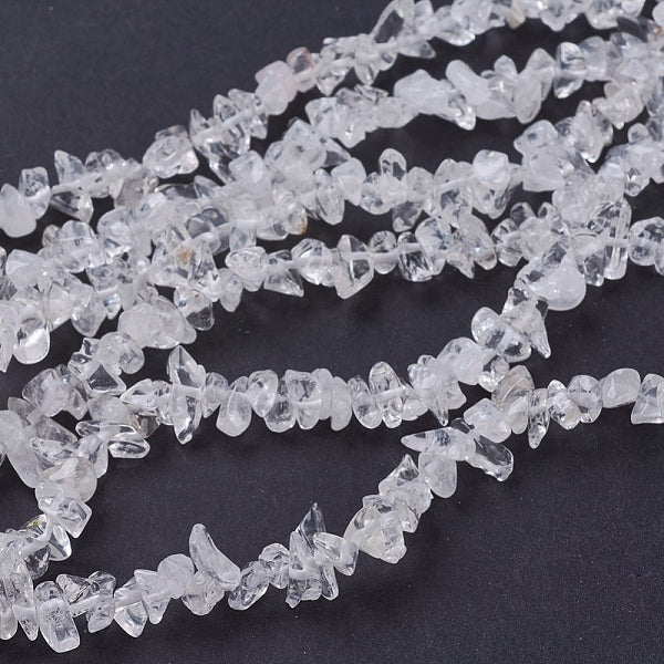 Quartz Crystal Chips Beads Strands