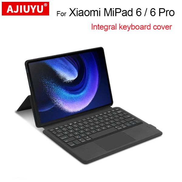 AJIUYU TrackPad Keyboard Case For Xiaomi Pad 6 Pro 11 inch 2023 MiPad6 Tablet Xiaomipad 6pro Smart Cover TPU Touchpad keyboards