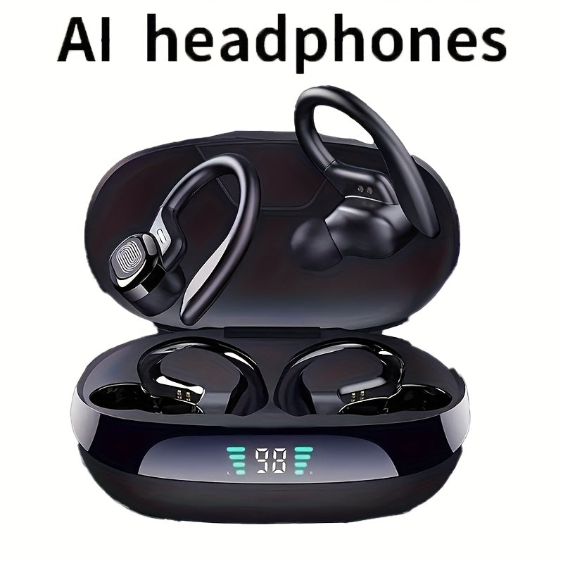 TEMU New 144 Translation Headphones: Real-time Translation Headphones, Suitable For Travel, Business, Work, Ai Headphones, Wireless 5.5 Version