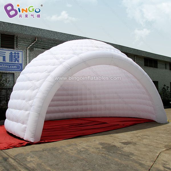 wholesale Big outdoor Inflatable igloo event house use oxford cloth Inflatable Dome Tent with LED changing light For Party Events