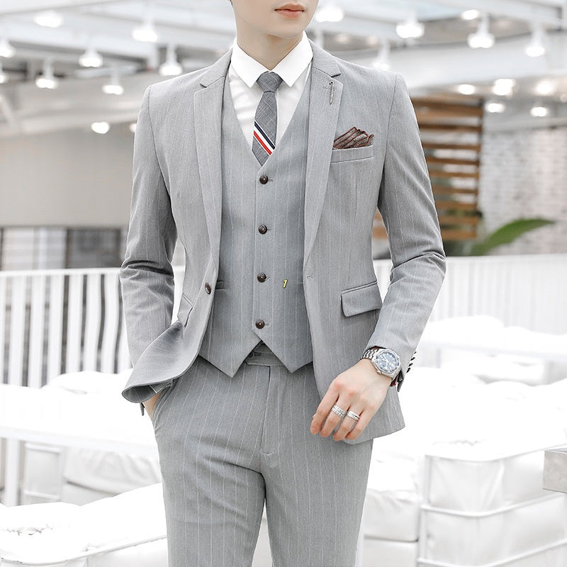 k1529 Men&#039;s Slim Style Wedding Attire - Elegant Business Casual Suit for Groom