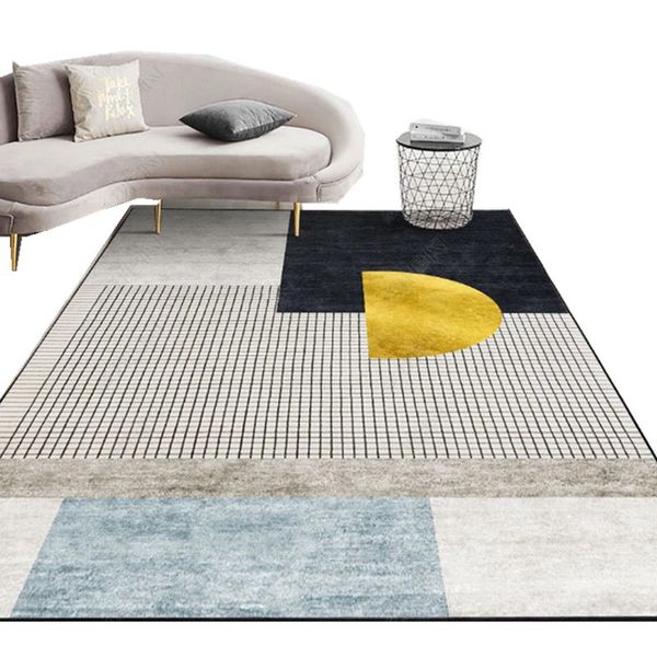 flower-3985-55-396-FZYF- Cozy Living Room Carpet Floor Mat Sofa Tea Table Bedroom Bedside Non-Slip Blanket