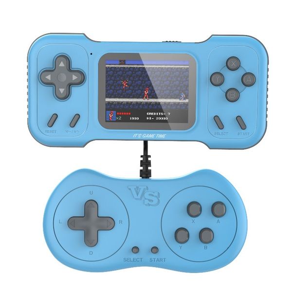 New A15 Mini Handheld Video Game Consoles Built In 500 Games Retro Game Player Gaming Console Two Roles Gamepad Birthday Gift for Kids and A