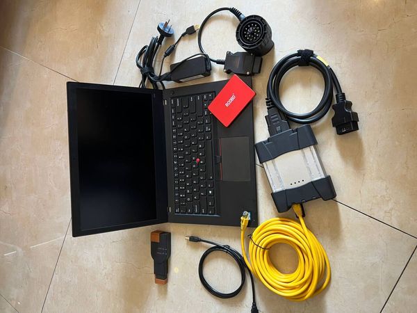 2024.07 For Bmw Icom Next With Laptop T410 I5 16GB Software D4.47.40 1TB SSD Car Diagnostic Scanner WINDOWS10