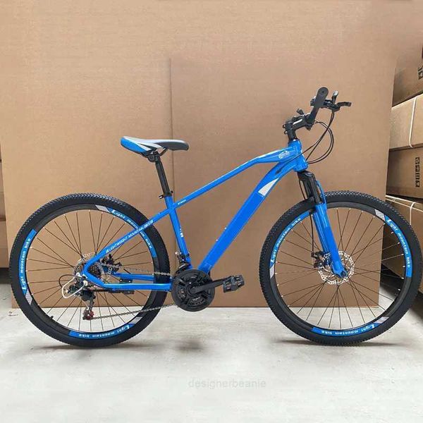 Bikes Bikes 2627.529 inch mountain mens and womens bicycles adult variable speed shock absorption bicycle carbon steel Q240523 PLX