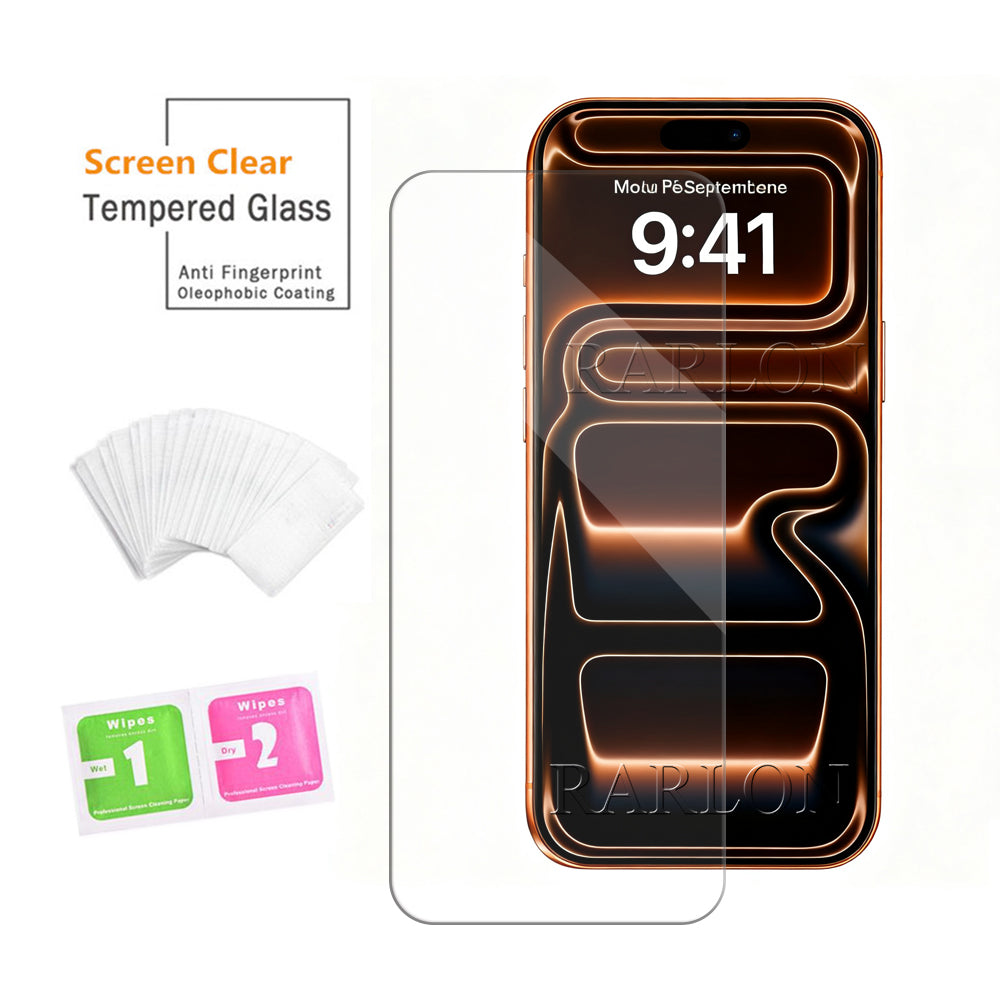 Tempered Glass Screen Protector For iPhone 17 Pro Max Air 16 16E 15 14 13 12 11 XR XS X 8 7 Plus Samsung Galaxy S25 S24 S23 S22 FE A54 A15 A06 A16 A