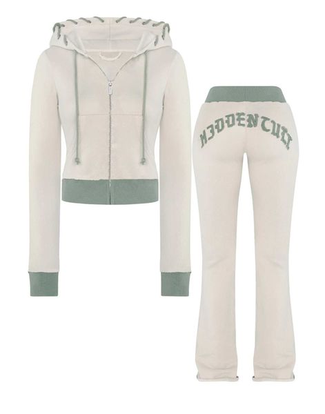 Womens Two Piece Pants Womens embroidered decal printed hooded sweatshirt zipper Y2K retro long sleeved short sleeved sweater jacket 90 wome