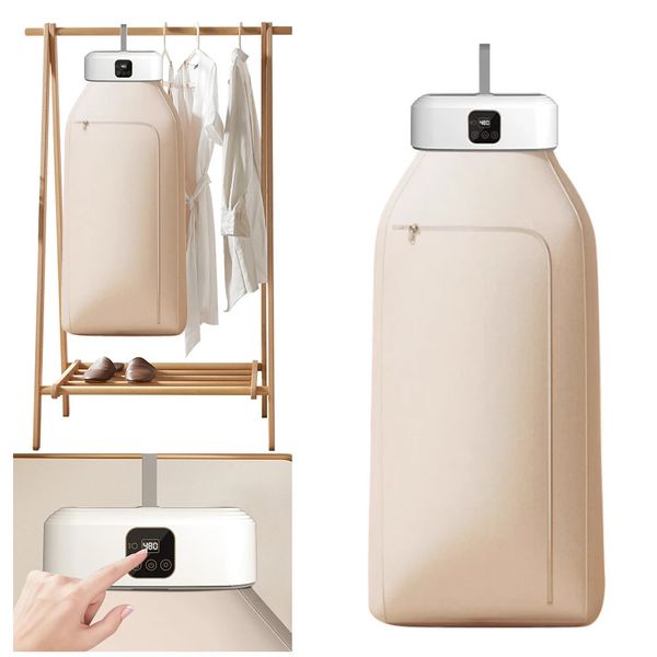 Portable Clothes Dryer Multifunctional Drier Machine Quiet 600W Small Deep Cleaning Travel 240528