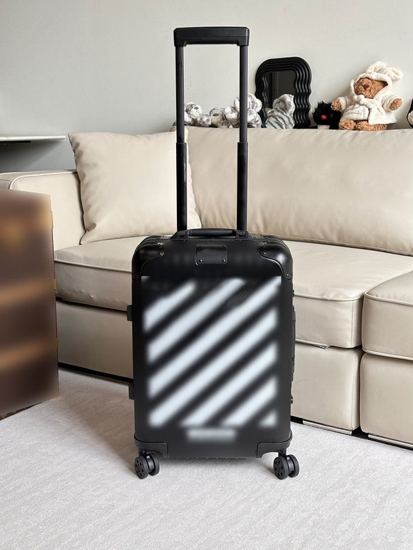 Designer Transparent suitcase Trolley Luggage women Co branded 20 inch cabin size Travel Boarding Case men Luxury Luggage box original