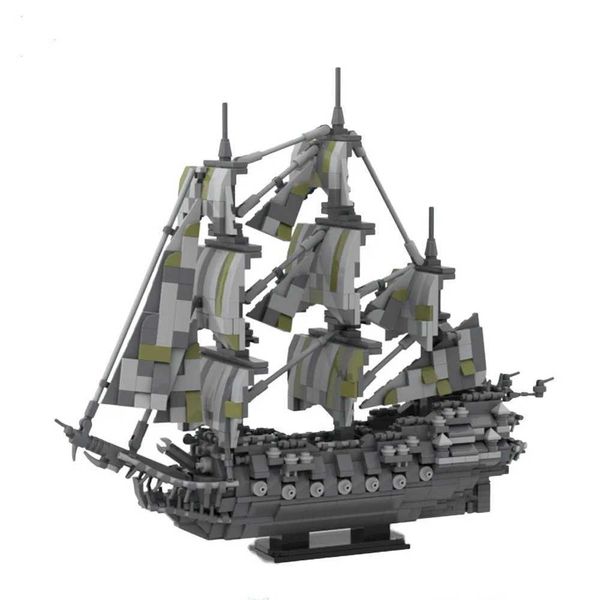 Blocks MOC Transport Sailboat MOC-171486 Dutch Voyager Model Block Assembly Brick DIY Puzzle Childrens Birthday Gift Y241228Q8LJ