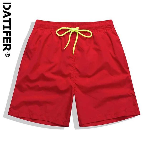 Marca de datifer Summer Men Shorts Moda Nylon Mesh Solid Mesh Traje Bathingstring para trajes de banho Male Surf Sports Shorts W250114