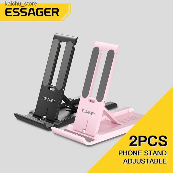 Mounts Holders Essager Desktop Holder Stand For 13 11 12 Mobile Cell Phone Smartphone Support Tablet Mount Bracket J241217