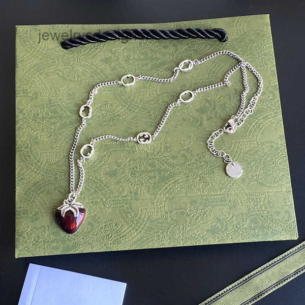 Gold Plated Luxury Brand Designer Pendants Necklaces Letter StrawberrieChoker Pendant Necklace Chain Jewelry Accessories LOVE Gift