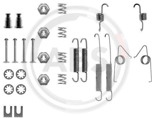 Accessory Kit, brake shoes A.B.S. 0614Q