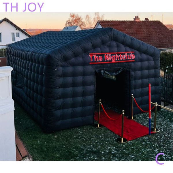 wholesale Outdoor activities portable Inflatable bar house inflatable disco tent with light inflatable nightclub tent