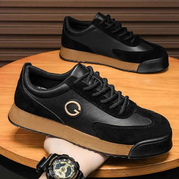 Casual 2024 New High Quality Leather for Men Fashion Comfortable Sports Shoe Outdoor Men&#039;s Tennis Shoes