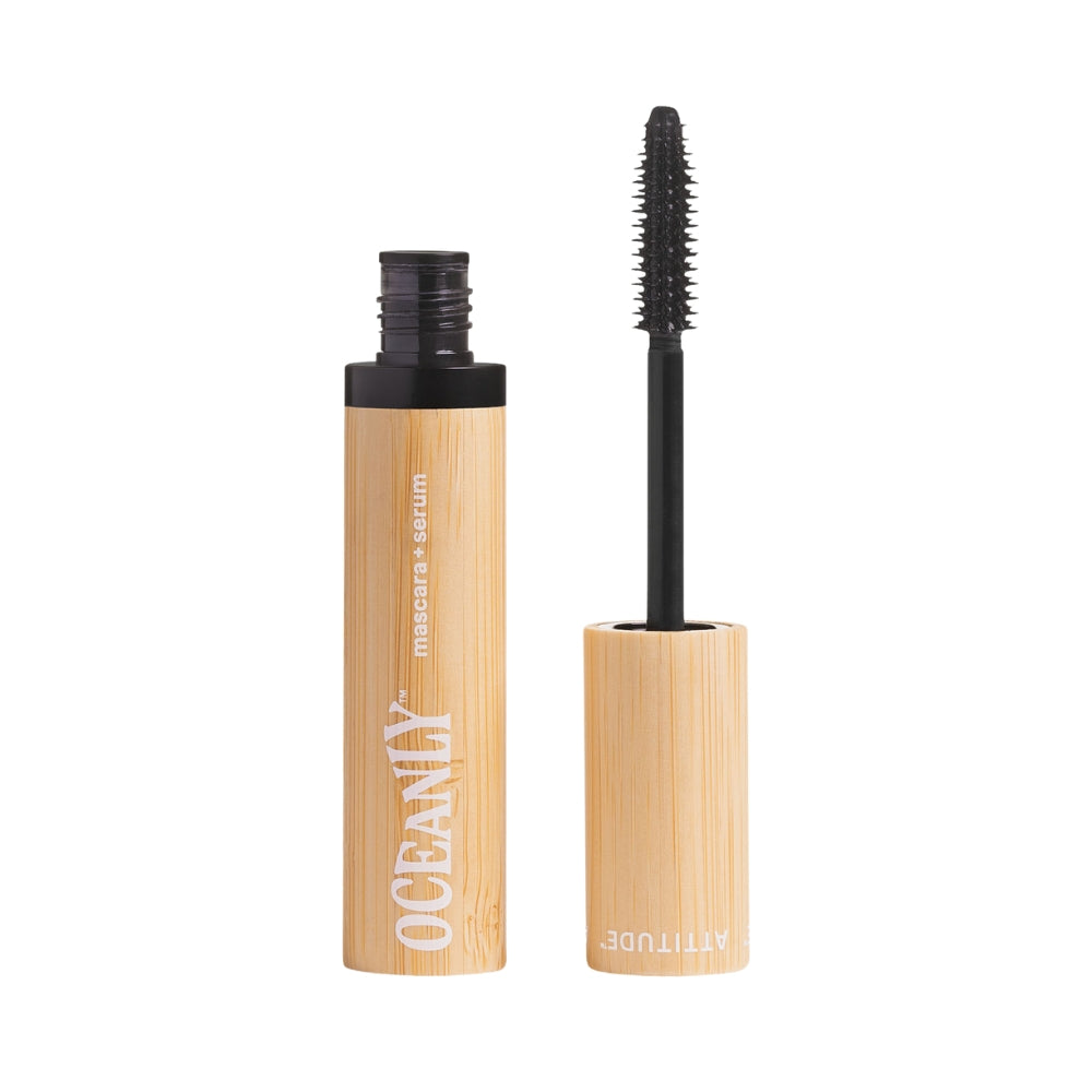 Attitude Oceanly Mascara 2 in 1 with Nourishing Serum (Mascara + Serum) 7 g - Shade: Black