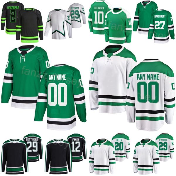 Men Women Kids Hockey 29 Jake Oettinger Jersey 23 Esa Lindell 12 Radek Faksa 2 Jani Hakanpaa 27 Mason Marchment 10 Ty Dellandrea 20 Ryan Sut