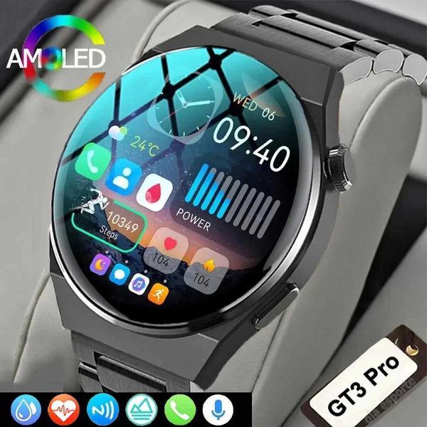For Men Women Smart Watch New GT3 PRO Watch Bluetooth Call Heart Rate Amoled Diy Dails ECG+PPG Sport Waterproof SmartWatch M240824