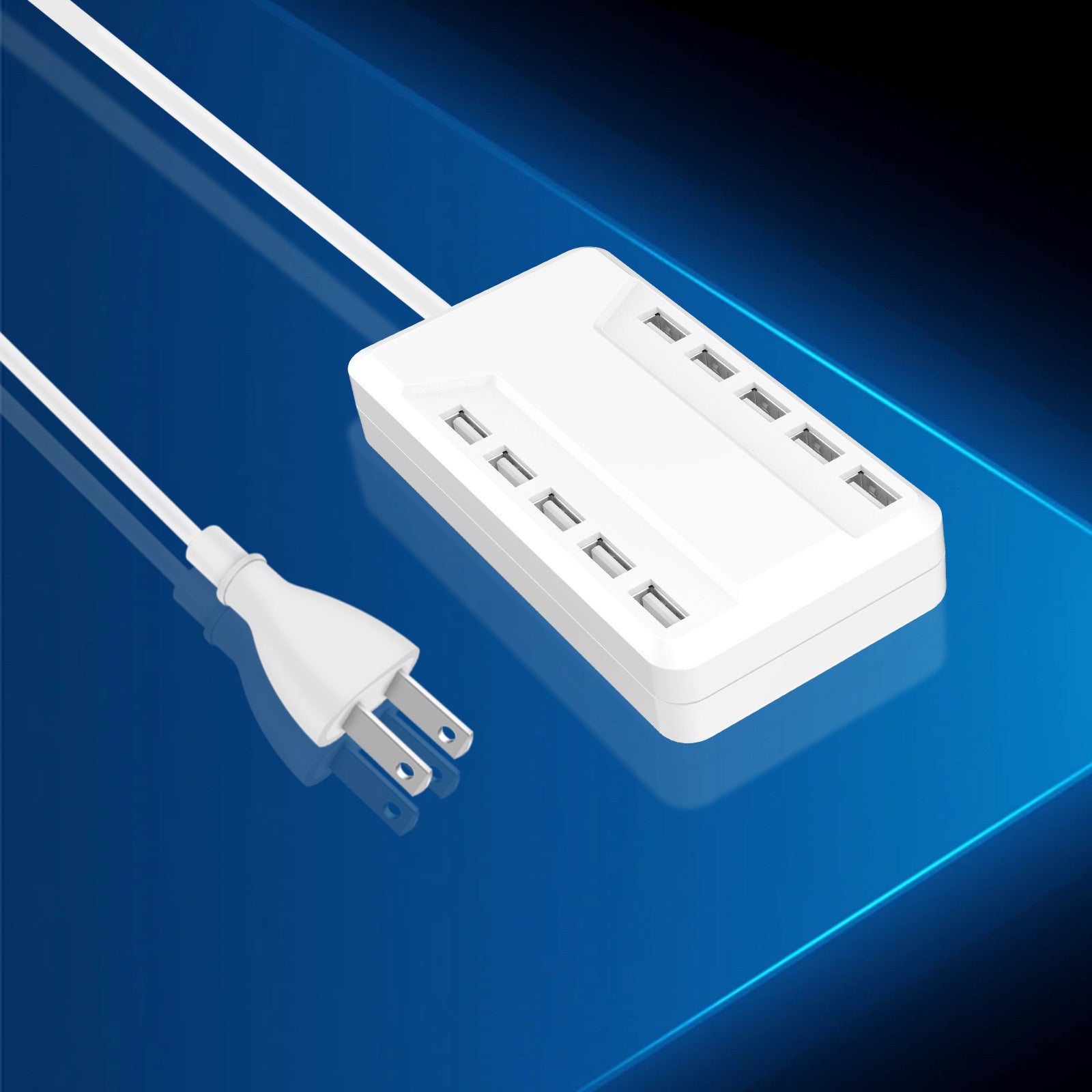 TEMU 10- Usb Charger, Charging Desktop , Compatible Iphone & Multiple Devices, Us , 110-130v , For Adapter