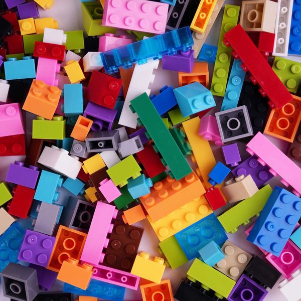 RCmall 240PCS Small Particles Building Blocks Bk Set Colorf DIY Creative Parts Educational Interactive Puzzle Ci BricksT250117