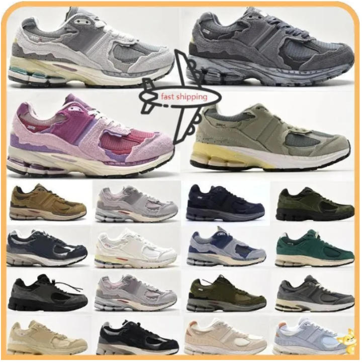 2002r mens women Sports Shoes Classic Jogging Sneakers Rain Cloud Quartz Grey Sea Salt Blue Beige Outdoor Runner Trail Shoes Walking Trainers